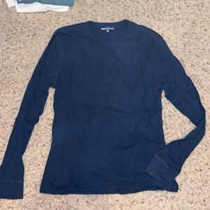 Jcrew men’s long sleeve navy shirt